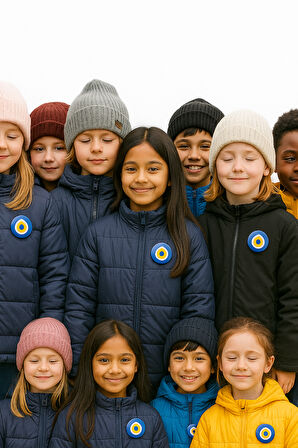 Lisanslı Yaka çanta rozeti NAZAR BONCUĞU 10LU