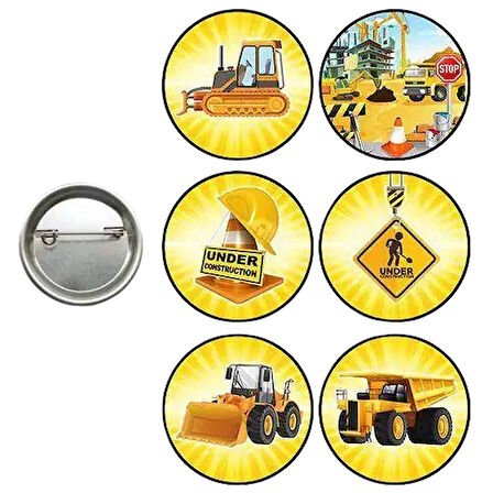 Lisanslı Yaka çanta rozeti İNŞAAT 6LI