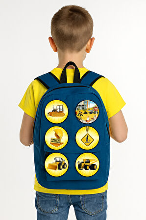 Lisanslı Yaka çanta rozeti İNŞAAT 6LI