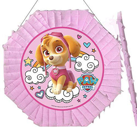 Paw Patrol Sky Pinyata 42cm + Sopası