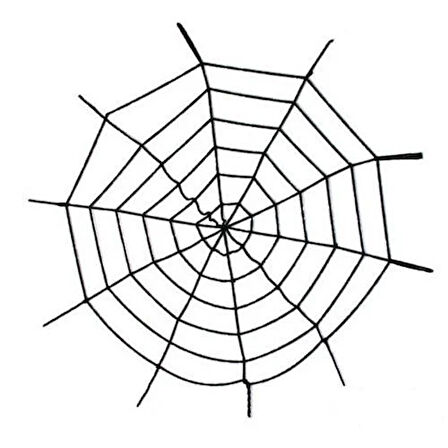 Halloween Hallowen Cadılar Bayramı Örümcek Ağı siyah 250*250cm