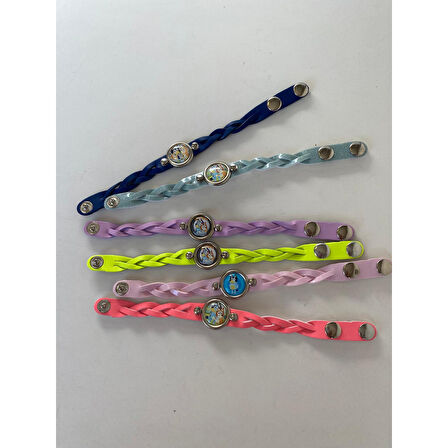 Deri bileklik BLUEY  temalı  6lı paket 