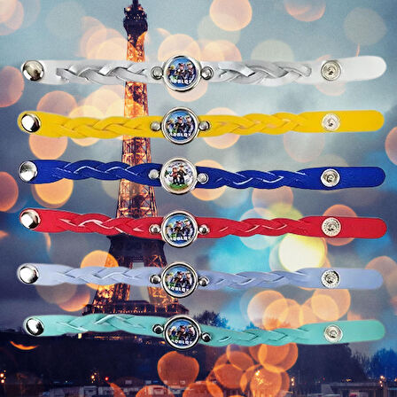 Deri bileklik ROBLOX  6lı paket Çift çıtçıtlı ayarlanabilir  Pinyata İçi  Hediyelik Bileklik