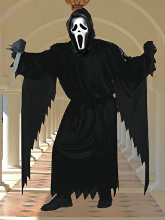 Halloween Cadılar Çığlık Kostümü Çocuk -Yetişkin 