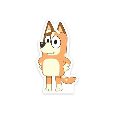 Ayaklı pano Bluey Bingo Ayaklı Pano 35 cm Turuncu Doğum günü ayaklı dekor süs