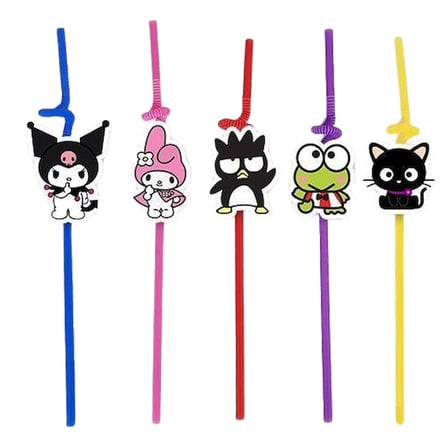 Pipet KUROMİ körüklü 10 lu artistik Doğum Günü Pipeti