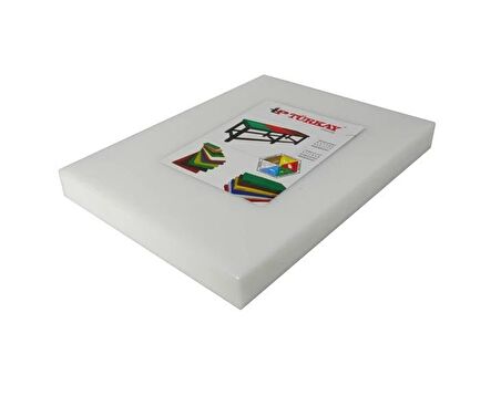 Türkay Polietilen Kesme Tahtası Beyaz 60x40x4cm