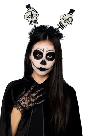Halloween Cadılar Ba.Taç Zombi Şapkalı Simli Kuruk