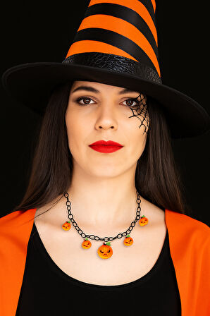 Halloween Cadılar Bayr Korkunç Kolye Balkabağı 50c