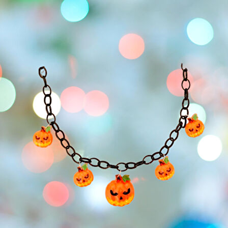 Halloween Cadılar Bayr Korkunç Kolye Balkabağı 50c