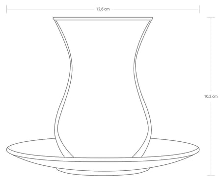Paşabahçe 96992 Timeless 12 Parça Çay Seti