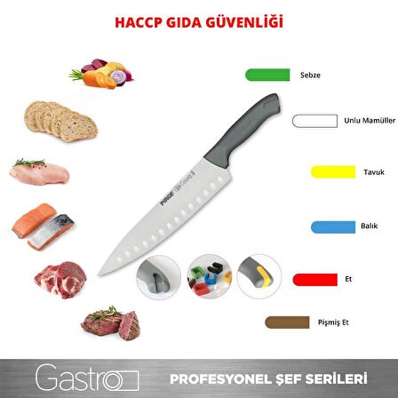 Pirge Gastro Şef Bıçağı 16 cm Gri 37159