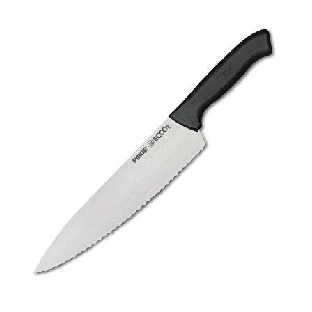 Pirge Ecco Dişli Şef Bıçağı 21 cm Siyah 38261
