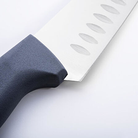 Pirge Gastro Santoku Bıçağı Oluklu Gri 17 Cm 37168