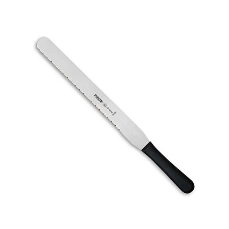 Pirge Creme Pasta Bıçağı Dişli Siyah 30 Cm 71192
