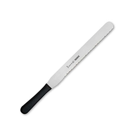 Pirge Creme Pasta Bıçağı Dişli Siyah 30 Cm 71192