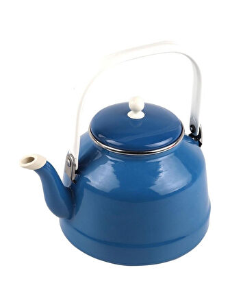 Alev Vintage Emaye Demlik Kettle 1Lt Lacivert
