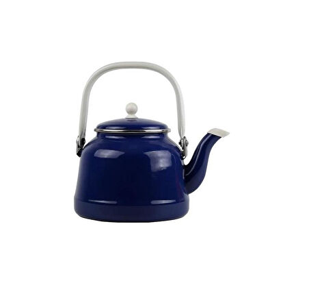 Alev Vintage Emaye Demlik Kettle 1,5Lt Lacivert