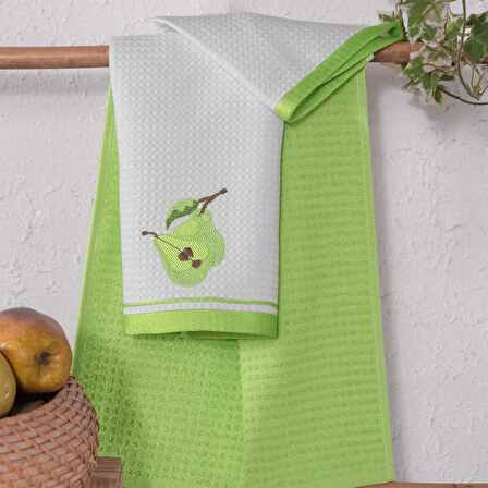 Maxstyle Mutfak Havlusu Pamuk Armut Desen 2 Parça 40x60cm