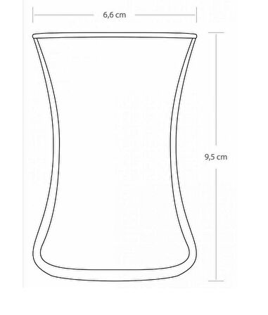 Paşabahçe 42861 Miss Çay Bardağı 6'lı 170Cc
