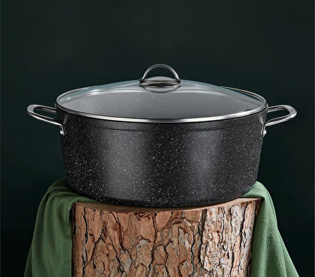 Oms Gastro Granit Derin Tencere 26cm 3113