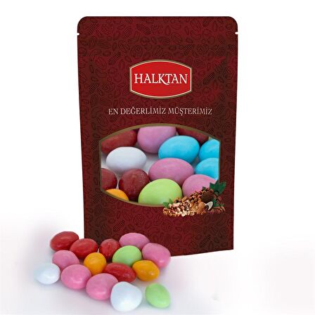 Badem Çikolatalı Renkli 250 Gr.
