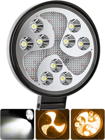Bumerang X 11 Cm Angel Drl Dinamik Efektli CREE Led Projectör Çalışma Lambası Off Road Spot Sel Kombo Delici Taşkın Işık Çubuğu Yardımcı Sürüş Işık Barları Gece Gündüz Çalışan Lamba