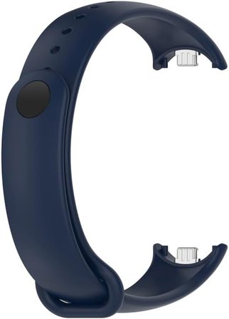 Xiaomi Mi Band 8 Mi Band 9 Mi Band 10 ile Uyumlu Silikon Kordon Kayış Metal Pimli