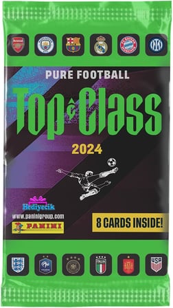Hediyecik Panini Fifa Top Class 2024 Futbolcu Kartları 10 Paket (80 Kart)