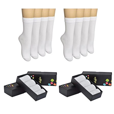 8 Çift Bambu Kadın Çorap Yumuşak Nefes Alan Terletmez Kaymaz Dayanıklı Bambu Çorap