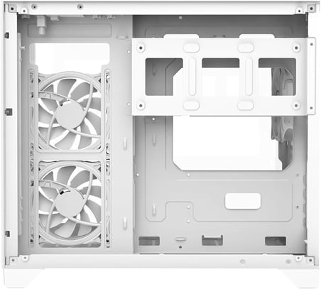 Nova Beyaz 3 Rgb Fanlı Temperli Cam Panel Boş m-ATX Gaming Oyuncu Bilgisayar Kasası