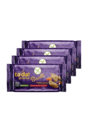 Glutensiz Gluten Free Bademli Kayısılı Bıscotti 110 Gr (4 Adet)