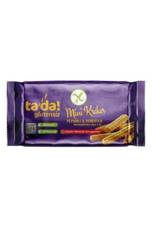 Glutensiz Peynirli Dereotlu Mini Kraker 85 gr (Çölyaklı Tüketicler İçin Uygun, Lif Kaynağı)