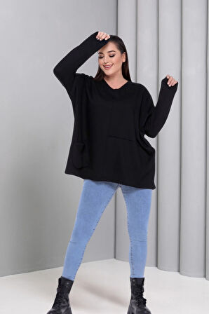 Çima Dikişli Cepli Bluz