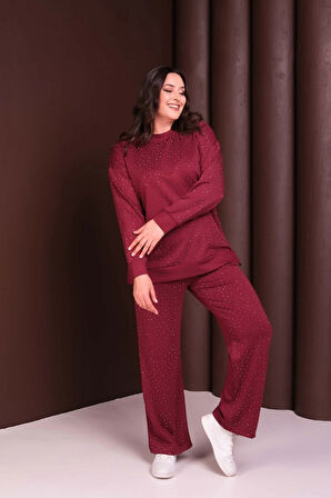 Önü Taş Baskılı Alt-Üst Takım