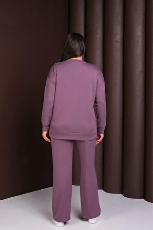 Önü Taş Baskılı Alt-Üst Takım