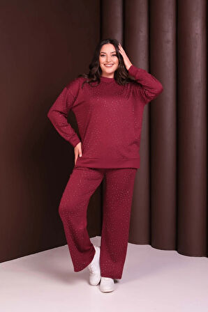 Önü Taş Baskılı Alt-Üst Takım