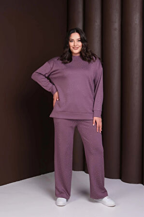 Önü Taş Baskılı Alt-Üst Takım