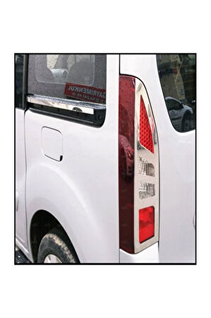 Citroen Berlingo Uyumlu Krom Stop Çerçeve 2 Parça 2008-2012 Arası Paslanmaz Çelik