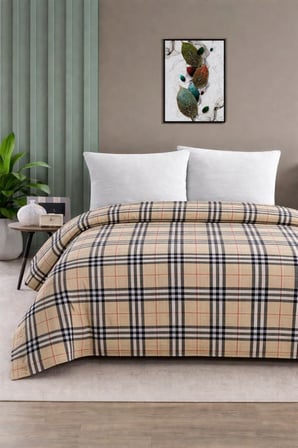 Çift Kişilik Pike Yatak Örtüsü%100 Pamuk 220x230 Fayans
