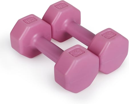 PSSPOR 3 Set Pembe Renk Dambıl Seti (2 Adet 1KG - 2 Adet 2KG - 2 Adet 3KG Gönderim Yapılmaktadır)