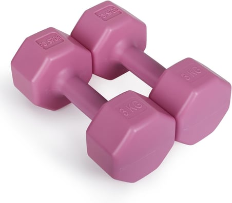PSSPOR 3 Set Pembe Renk Dambıl Seti (2 Adet 1KG - 2 Adet 2KG - 2 Adet 3KG Gönderim Yapılmaktadır)