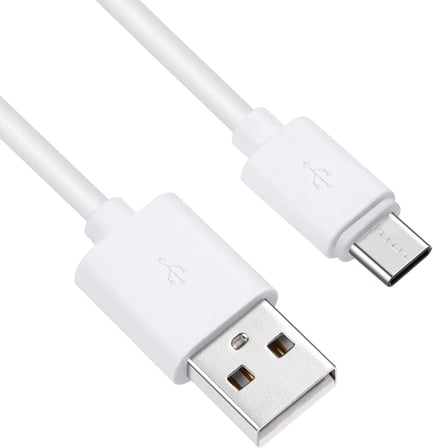 Type-C Şarj Kablosu 18W 3.0A Type c to USB Hızlı Şarj Kablosu Tonex, Beyaz