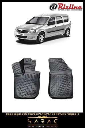 Rizline Dacia Logan Panelvan 2022 Model 3D Havuzlu Paspas