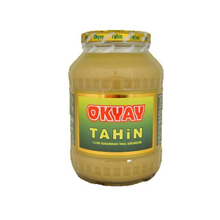 TAHİN OKYAY 1.50 KG CAM  KAVANOZ TAHİN