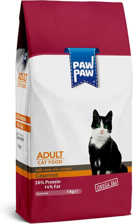Pawpaw Yetişkin Kedi Maması Gurme 1 KG