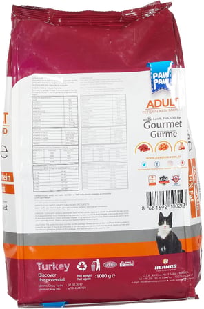 Pawpaw Yetişkin Kedi Maması Gurme 1 KG