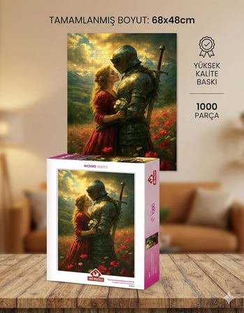 Savaştan Önceki Son Kucaklaşma 1000 Parça Puzzle