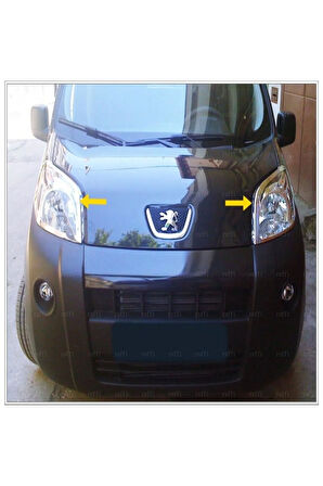 Citroen Nemo Krom Far Çerçevesi 2 Parça 2008 Üzeri Paslanmaz Çelik