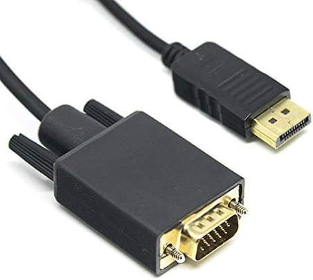 1.8m Display Port to VGA Kablo (DK-CB-DPXVGAL180), Siyah